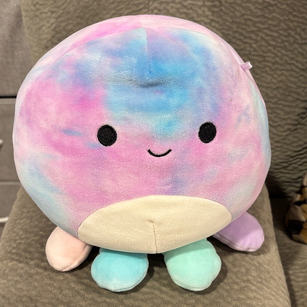 Colorful Squishmallow Plush Octopus